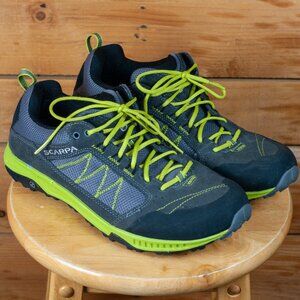 Scarpa Rapid Trail Running Shoes In Grey / Lime - EU 42.5 M10.5 W9.5